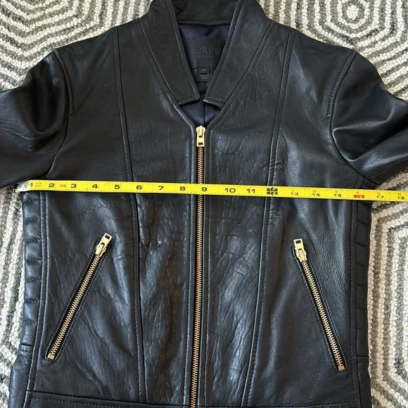 J crew leather jacket - Picture 6 of 10